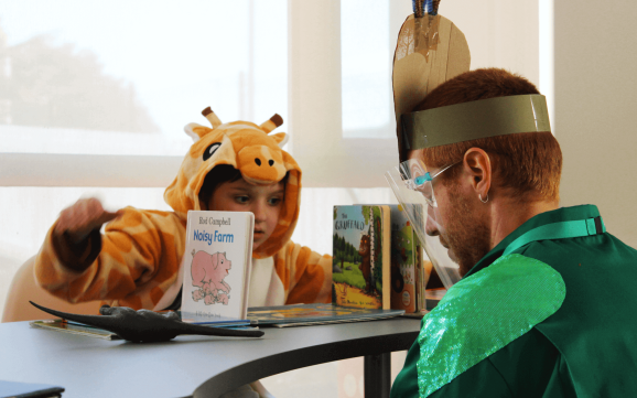 Caterpiller and Giraffe